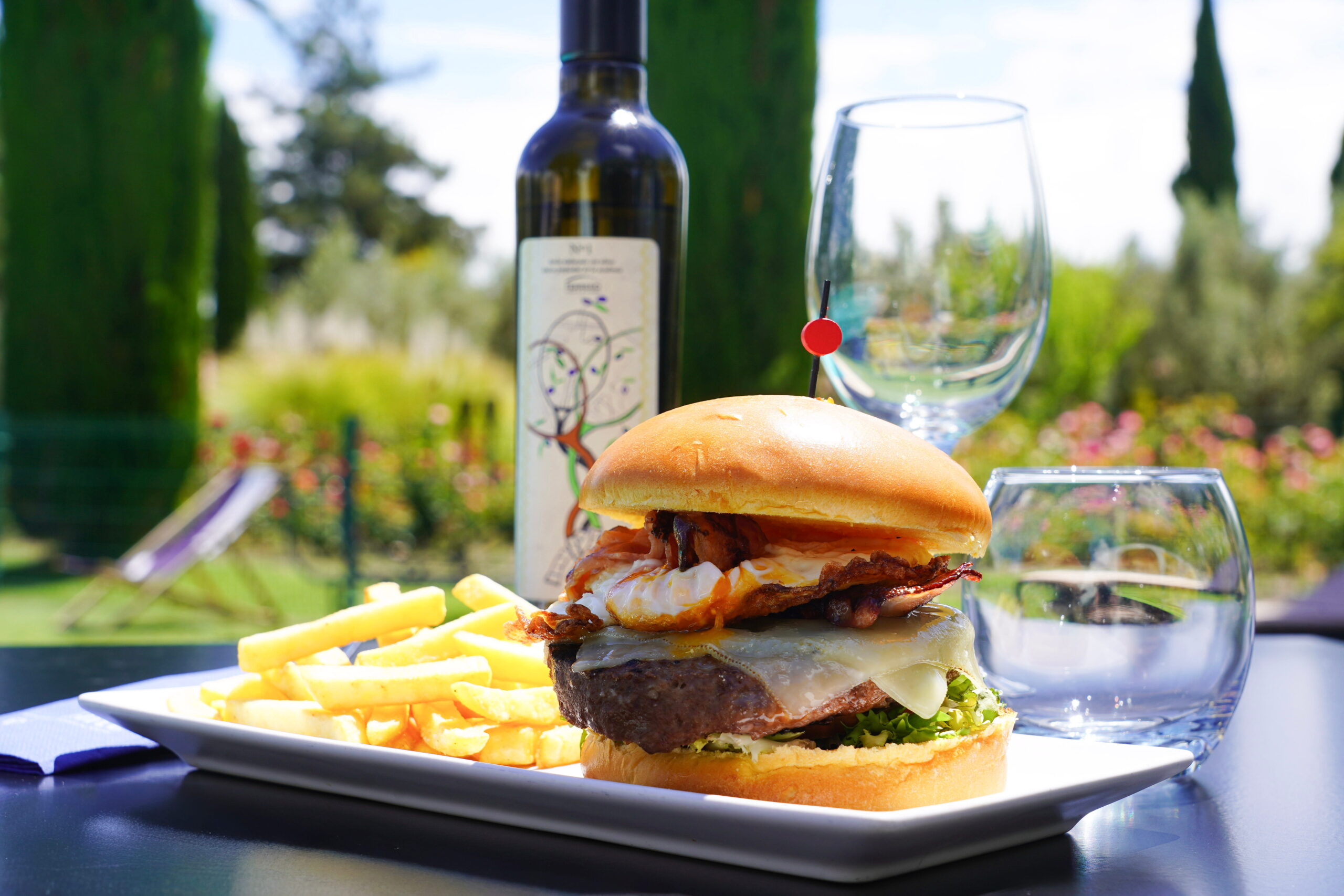 Plato del restaurante de Ferrero Tennis Academy