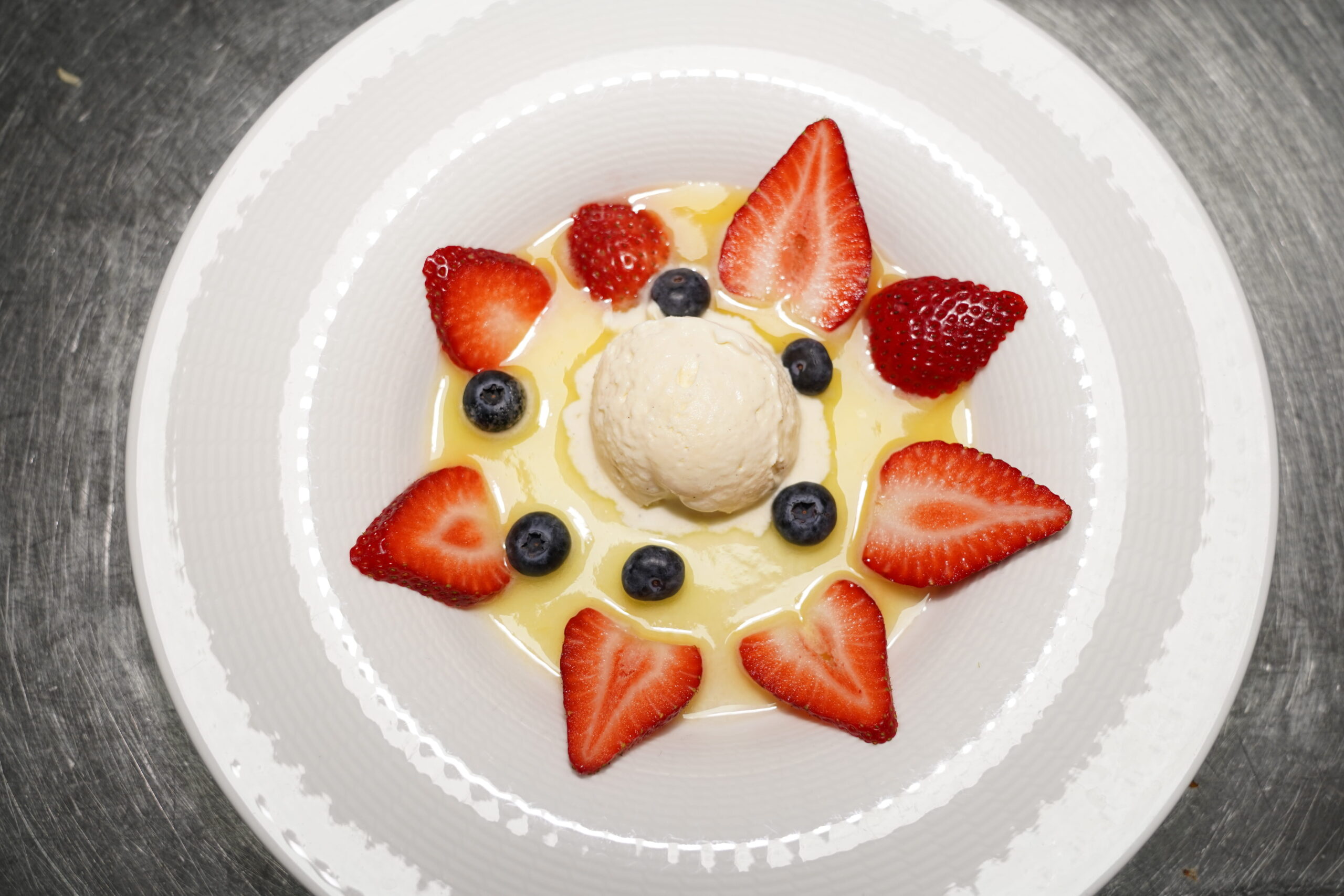Plato del restaurante de Ferrero Tennis Academy